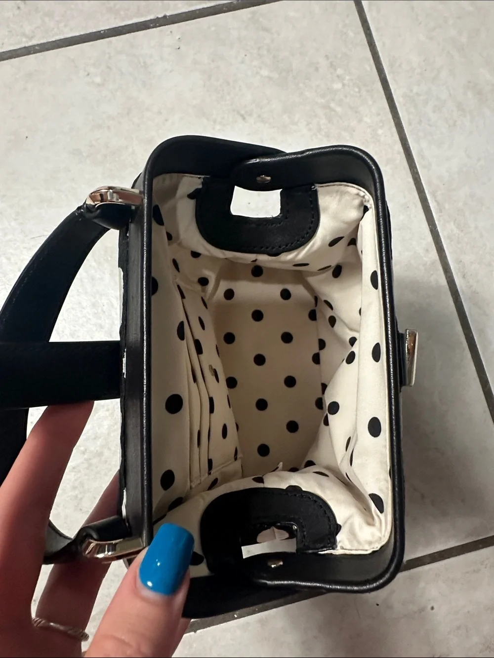 Kate Spade New York Women's Remedy Small Bikini Dot Top-Handle Bag